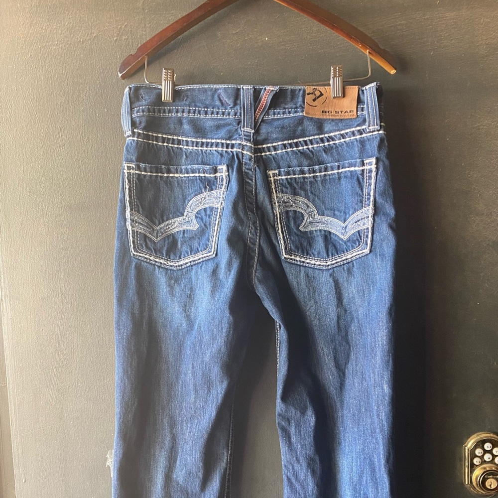 Big star size 32r pioneer boot cut jeans